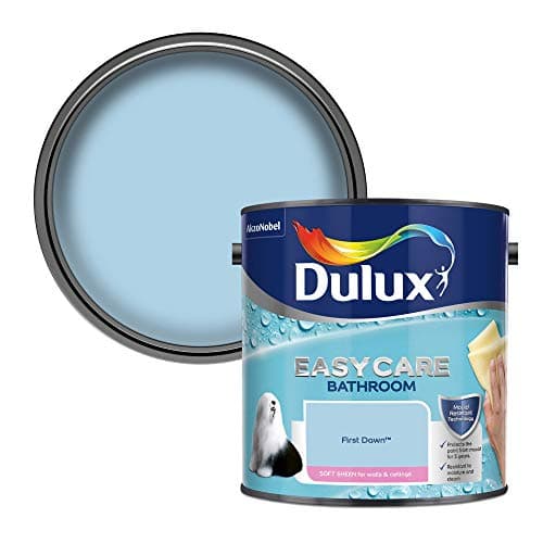 Image of Dulux Easycare Bathroom Soft Sheen Emulsion Paint For Walls And Ceilings - First Dawn 2.5 Litres