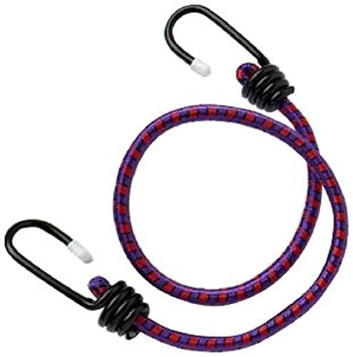 Image of Merriway® BH01829 (2 Pcs) Elasticated Luggage Bungee Cord Straps, 600mm (24 inch) (Unstretched) x 8mm (5/16 inch) - Pack of 2 Pieces