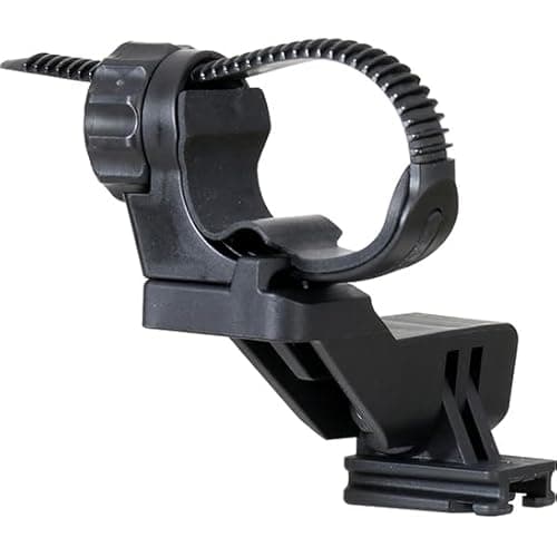 Image of CatEye Flextight H-34 Front Light Centre Mount Bracket for VOLT/AMPP/SYNC CORE/HL EL160 Lights - Fits 22-35mm Handlebars - Compatible with GP Bracket
