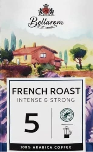 Image of French Roast Dark & Rich Ground Coffee 227g | Bold, Full-Bodied & Smooth Dark Roast | Deep, Smoky Flavour with Notes of Dark Chocolate & Caramel