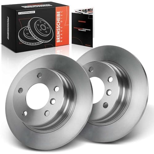 Image of Frankberg Brake Disc Set incl. 2x Discs Rear Solid Ø280mm Compatible with 3 Series Compact E46 3 Series E46 3 Series Cabriolet E36 3 Series E36 3 Series Replace# 34216855158,34211165457