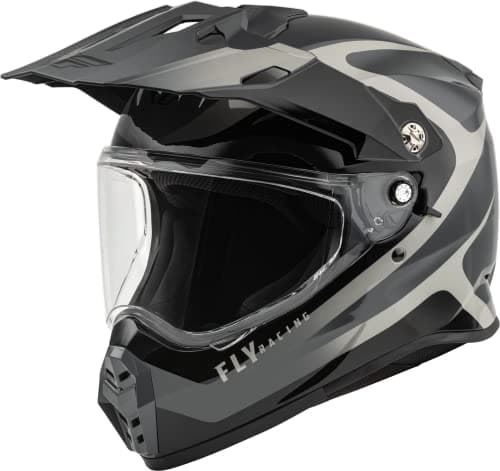 Image of Fly Racing Trekker Helmet (Black/Grey, Small)