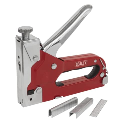 Image of Sealey Ak7061 Staple and Nail Gun Heavy-Duty 4-14Mm