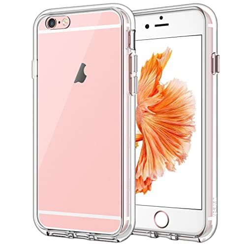 Image of JETech Case for iPhone 6 Plus and iPhone 6s Plus 5.5-Inch, Non-Yellowing Shockproof Phone Bumper Cover, Anti-Scratch Clear Back (Clear)