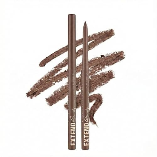 Image of Silky Coffee Brown Eyeliner Pencil – Waterproof, Smudge-Proof Gel Formula, Long-Lasting & Highly Pigmented, Retractable Precision Tip