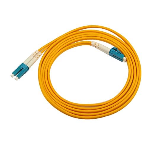 Image of Jopto LC to LC Fibre Patch Cable 2m/ 200cm OS1/OS2 Leads Single Mode Duplex 9/125 Fiber Optic Cable (LSZH) for 10Gb/Gigabit SFP Transceiver - 2m (LSZH) 9/125um Pigtail Singlemode Lead Series