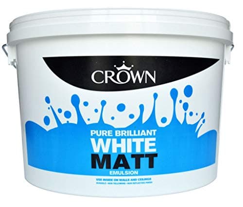 Image of CROWN Emulsion Brilliant White 10 Litre 10 Litre Matt