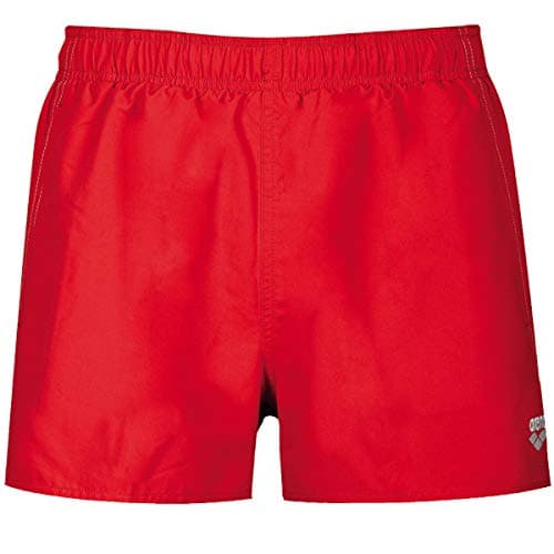 Image of Arena Men's FUNDAMENTALS X-SHORT Swim shorts, Red (Rouge/Blanc), M