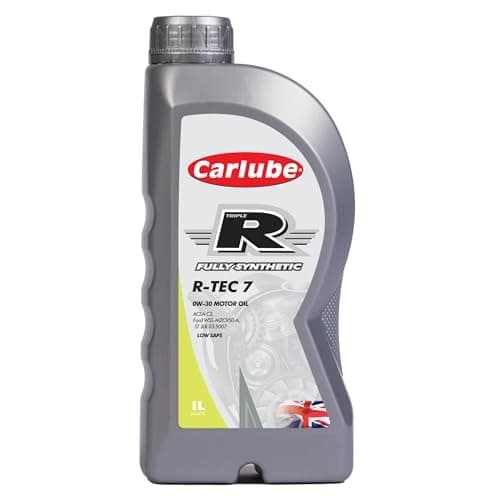 Image of Carlube Triple R 0W-30 ACEA C2 Fully Synthetic Engine Oil R-TEC 7 1L