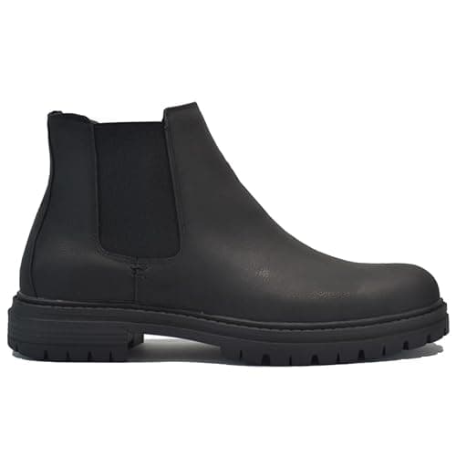 Image of MENS MEMORY FOAM CHELSEA DEALER BIKER WALKING WORK ANKLE CASUAL SMART SHOES BOOTS SIZE (BLACK, 7, UK Footwear Size System, Adult, Men, Numeric, Wide, 7)