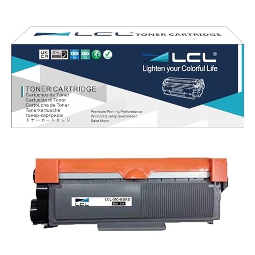 Image of LCL Toner Cartridge 593-BBKD 593-BBLH 2600Pages (1 Black) Replacement for DELL E310DW E514DW E515DN E515DW