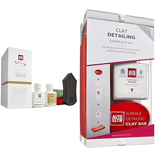 Image of Autoglym Ultra High Definition Ceramic Coating & VPCLAYKIT Clay Detailing Complete Kit