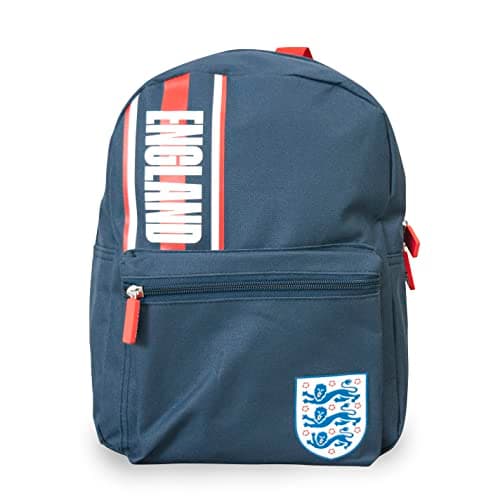 Image of England Rugby Unisex Youth Stripe Backpack, Navy, S UK