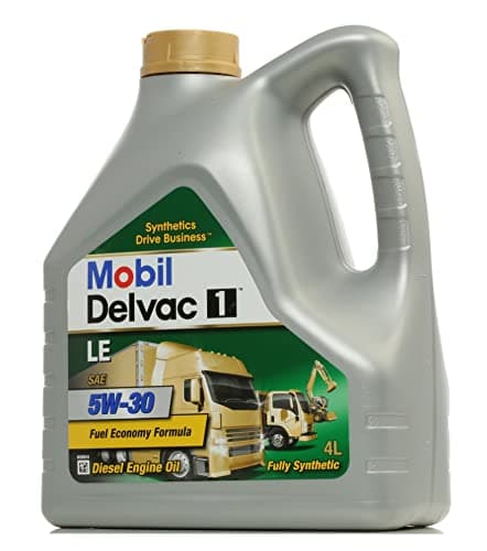 Image of Mobil Delvac 1 LE Fully Synthetic Engine Oil 5W-30-4 Litre