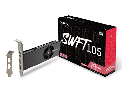 Image of XFX Speedster SWFT105 Radeon RX 6400 Gaming Graphics Card with 4GB GDDR6, AMD RDNA 2 RX-64XL4SFG2
