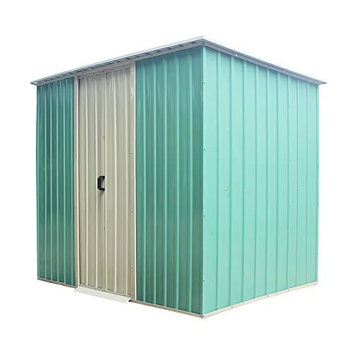 Image of Panana Metal 6X4 Steel Sheds Outdoor Garden Tools Storage Shed(No Base) (6x4')