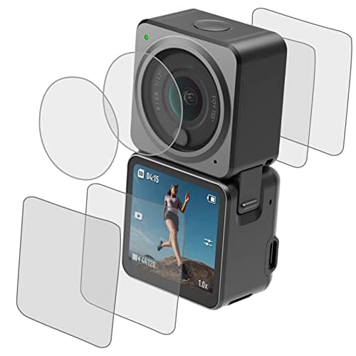 Image of Kimyoaee Osmo Action 2 Screen Protector for DJI Action 2 4K Underwater Camera Vlogging Sports, 2 Sets Protective Film for DJI Action 2 Power/Dual-Screen Combo (for DJI Action 2 Dual-Screen Combo)