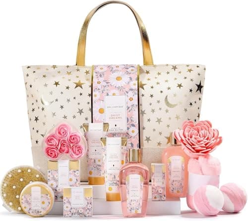 Image of Spa Luxetique Spa Gift Set,15pcs Bath Gift Set with Essential Oil,Bubble Bath,Body Butter,Luxury Pamper Gifts, Birthday Gifts for Her, Mum, Ladies, Christmas Gifts