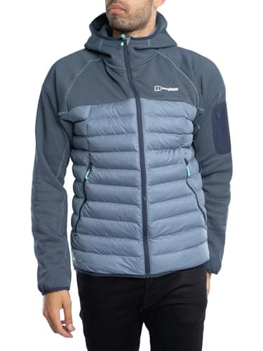 Image of Berghaus Men's URB Pravitale Hybrid Synthetic Insulated Jacket, Blue, XXL