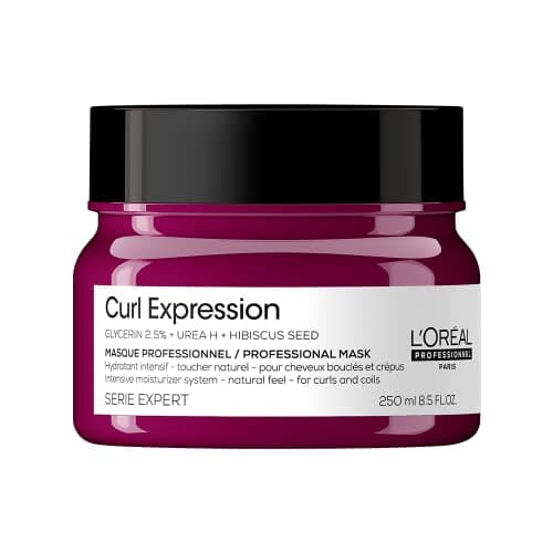 Image of L'Oréal Professionnel Nourishing Hair Mask for Wavy and Curly Hair, Series Expert, Curl Expression Intensive Moisturiser Mask, 250 ml
