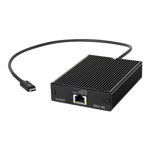 Image of Sonnet Solo 10G Thunderbolt 3 to 10Gb Base-T Ethernet Adapter - Adapter