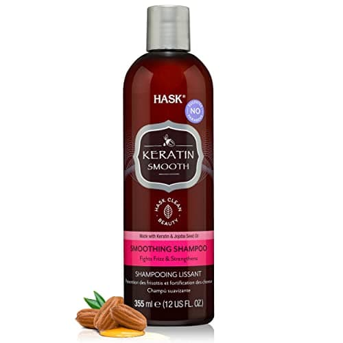 Image of HASK Keratin Smoothing Shampoo for all hair types, colour safe, gluten-free, sulfate-free, paraben-free - 1 355 ml Bottle