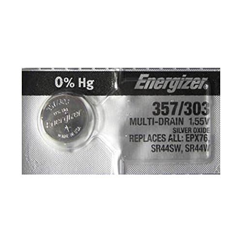 Image of Energizer 357/303 SR44 AG13 Silver Oxide Watch Battery