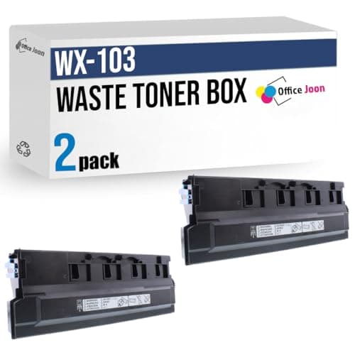 Image of Office Joon WX103 Waste Toner Box Replacement Compatible with Konica Minolta bizhub 224e 284e 308 364e 368 454e 458 554e 558 C224 C224e Printer 2 Pack