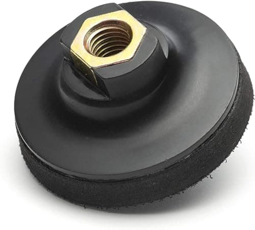 Image of Glass Polish 3 inch (75mm) Rotary Backing Pad with M14 Thread for Rotary Polishing Machines - GP12605