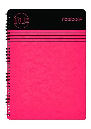 Image of NU: Notebooks - Craze Cloud Range - A5 Red Notebook - Wirebound Notebook - Stationery Notebooks - Ruled Notepad - 110 Pages