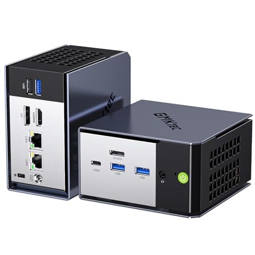 Image of GMKtec K16 Mini PC Gaming Desktop Computer AMD Ryzen 7 7735HS (8C/12T 4.75Ghz) 32GB LPDDR5 6400MT/s RAM + 512GB Hard Drive SSD, Dual NIC LAN 2.5GbE, Oculink, USB4, HDMI, USB-C