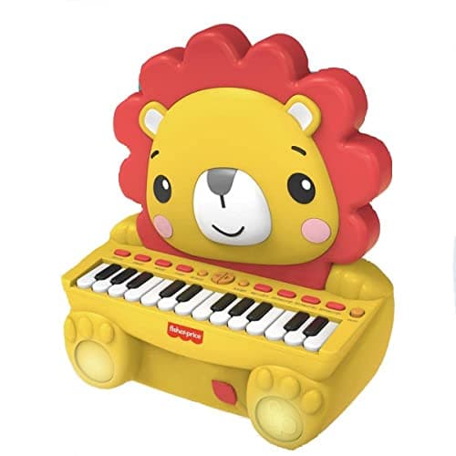 Image of Fisher Price Lion Toy Piano with 24-Key Keyboard