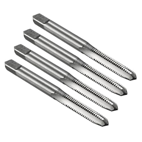 Image of TA-VIGOR 4Pcs M6 x 1mm Metric Thread Taps, H2 High Speed Steel Straight Flute Tap Right Hand Threading Tapping Repair Tools