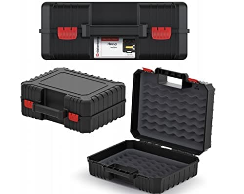 Image of Plastic Power Tool Storage Case Empty Box Electric Drill Holder Foam Organiser Angle grinder Router Multitool storage Various Models (Model 2)