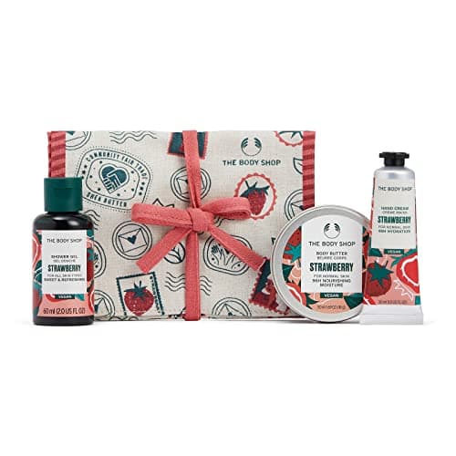 Image of The Body Shop Jolly & Juicy Strawberry 3-Pieces Mini Gift Set