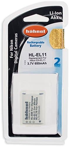Image of hähnel HL-EL11 Li-Ion Battery for Nikon EN-EL11 - Black