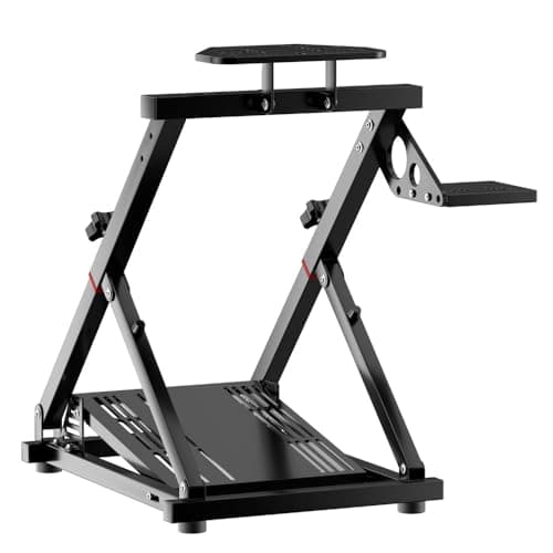 Image of XRhinorth Steering Wheel Stand Racing Simulator Stand Foldable Gaming Wheel Stand for Logitech G29 G27 G25 G920 G923, for Thrustmaster T500 T500RS T300RS TX T248 T300 TS-PC TS-XW Xbox PS4 PS5 PC