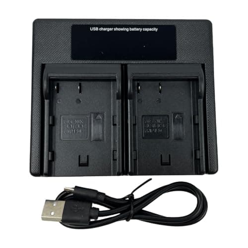 Image of USB Dual Battery Charger for EN-EL3 ENEL3 EN-EL3A ENEL3A MH-18 MH-18a