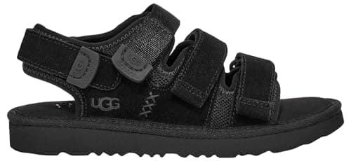 Image of UGG Goldencoast Multistrap Slide Sandal, Black, 2 UK