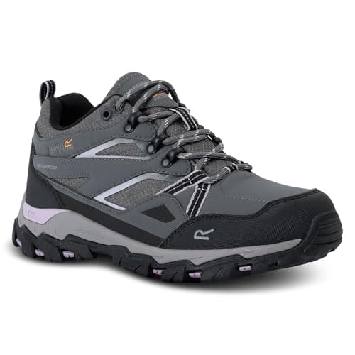 Image of Regatta Women's Holcombe Low III Walking Shoes Water Resistant Padded Durable Hiking Footwear