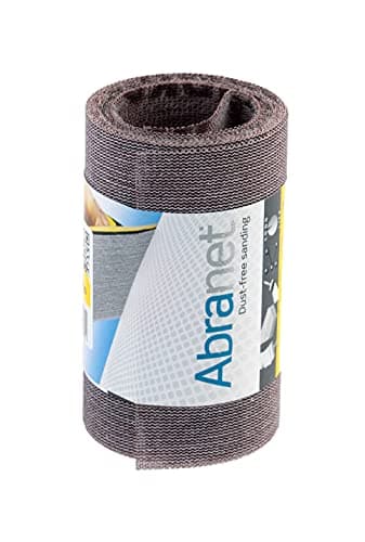 Image of Mirka Abranet abrasive roll with net 115 mm x 2.5 m Hook & loop/mesh sandpaper/grit P180 / 1 roll/for sanding wood, filler, varnish, plastic / AE555F0118