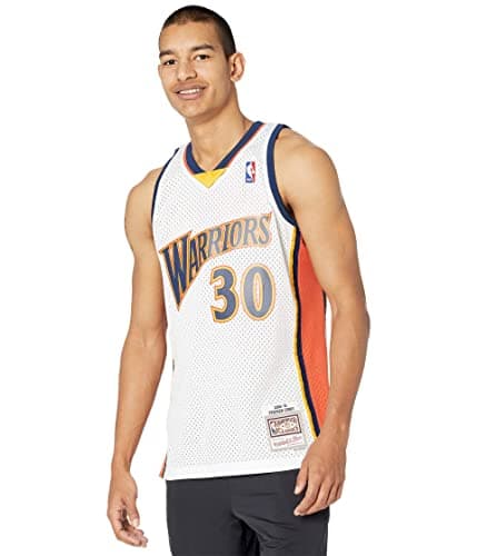 Image of Mitchell & Ness Swingman Mesh Jersey State Warriors 2009-10 Stephen Curry - XL