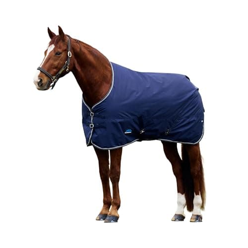 Image of WeatherBeeta ComFiTec Tyro Turnout Standard Neck 50G, Navy/Charcoal, 6'3