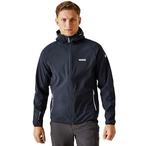 Image of Regatta Mens Arec III Softshell Jacket Water Repellent Midlayer Coat