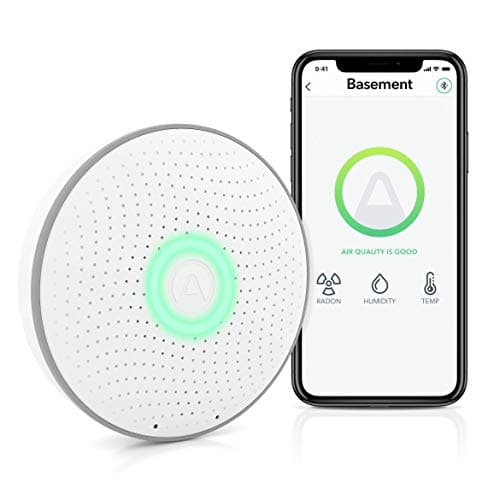 Image of Airthings Wave Radon - Smart Radon Detector with Humidity and Temperature Monitor, Accurate and Easy to Use, Cable-Free - 2950