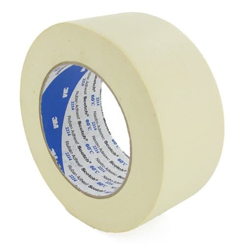 Image of Scotch 3M 6 Rolls, Highest Quality 3M Scotch Branded Masking Tape 50mm (2") Wide X 50m Long