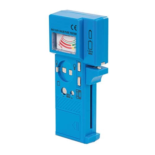 Image of Dapetz ® Tester Bulb 1.5V - 9V Fuse & Battery Checks Power Level Of 1.5V & 9V Batteries, Checks power level of most 1.5V & 9V batteries, plus most fuses & bulbs and Easy to read meter