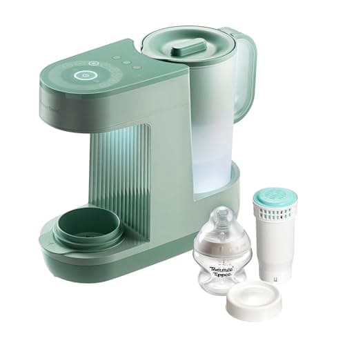 Image of Tommee Tippee Limited Edition Sage Green Perfect Prep Machine, Baby Bottle Formula Feed Maker with Antibacterial Water Filter, App Support, Day & Night Feed-Friendly Features, Sage