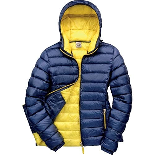 Image of Result Women's R194F Urban Snow Bird Hooded Jacket - Navy/Yellow, Small/Size 10
