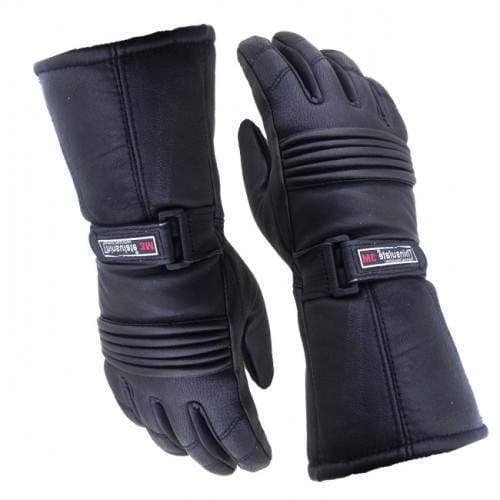 Image of Bikers Gear Motorcycle Thinsulate and Waterproof Leather Gloves, Black, Size 3XL